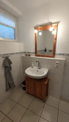 Ein Badezimmer in der Unterkunft Ferienwohnung im Moselland