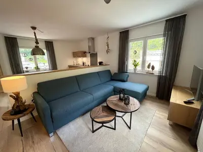 Ein Sitzbereich in der Unterkunft WEiNECK Altenahr