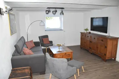 TV/Unterhaltungsangebot in der Unterkunft Ferienwohnung-Naurath