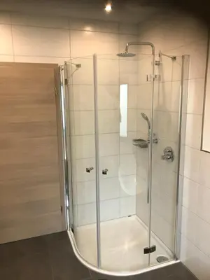 Ein Badezimmer in der Unterkunft Ferienwohnung '' Wein unter Palmen ''