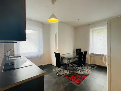 Ein Sitzbereich in der Unterkunft Monteurs-Wohnung an der Festung Ehrenbreitstein