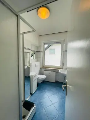 Ein Badezimmer in der Unterkunft Monteurs-Wohnung an der Festung Ehrenbreitstein