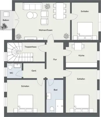 Grundriss der Unterkunft NEU!!! Moselbleibe Winzerhaus Kues