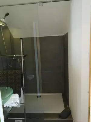 Ein Badezimmer in der Unterkunft Gästehaus Fuchsröhre