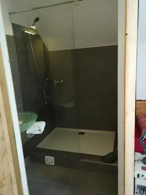 Ein Badezimmer in der Unterkunft Gästehaus Fuchsröhre