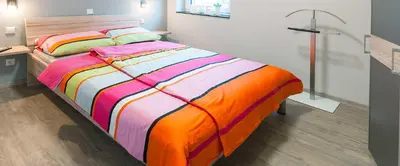 Ein Bett oder Betten in einem Zimmer der Unterkunft Appartement im Sonnenberg
