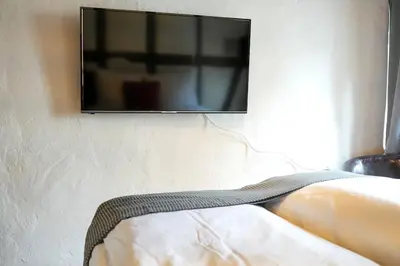 TV/Unterhaltungsangebot in der Unterkunft Charmante Fachwerk Wohnung mit Terrasse in der Altstadt