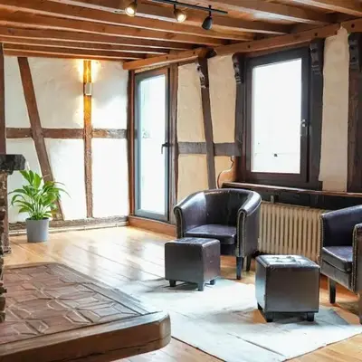 Charmante Fachwerk Wohnung mit Terrasse in der Altstadt