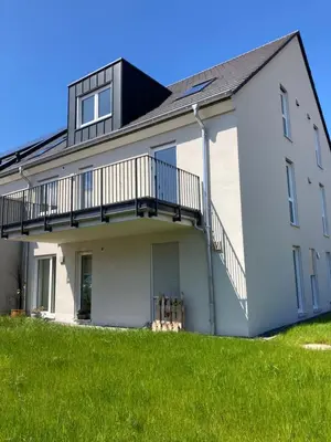 Das Gebäude in dem sich die Ferienwohnung befindet