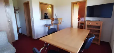 Küche/Küchenzeile in der Unterkunft Apartment mit Balkon