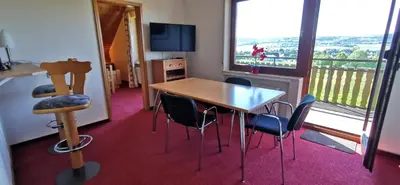 TV/Unterhaltungsangebot in der Unterkunft Apartment mit Balkon