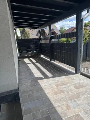 Ein Balkon oder eine Terrasse in der Unterkunft Casa Di Monaco