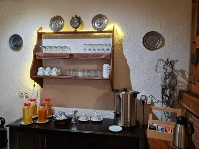 Kaffee-/Teezubehör in der Unterkunft Alte Dorfschänke