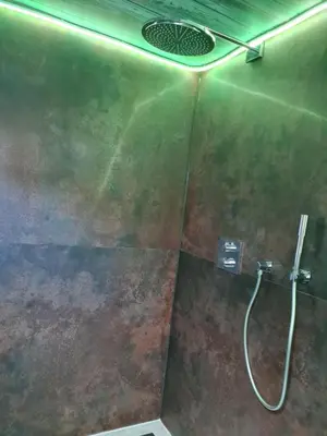 Ein Badezimmer in der Unterkunft Western Cottage Hocheifel