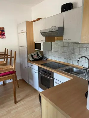 Küche/Küchenzeile in der Unterkunft Ferienhaus Scheid