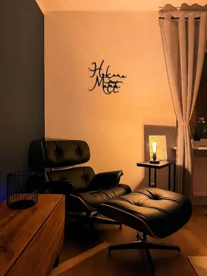 Ein Sitzbereich in der Unterkunft NOVA Romantic Luxus Relax Apartments mit Sauna, Nürburgring, Adenauer Forst