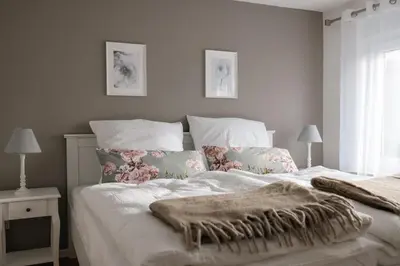 Ein Bett oder Betten in einem Zimmer der Unterkunft Gut Magdalenenhof