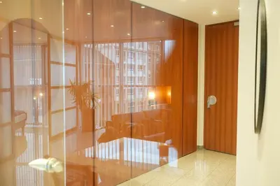Ein Badezimmer in der Unterkunft Exklusive Stadtoase Design·Wohnung · Panoramablick