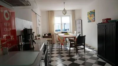 Küche/Küchenzeile in der Unterkunft Ferienwohnung Meine Tante